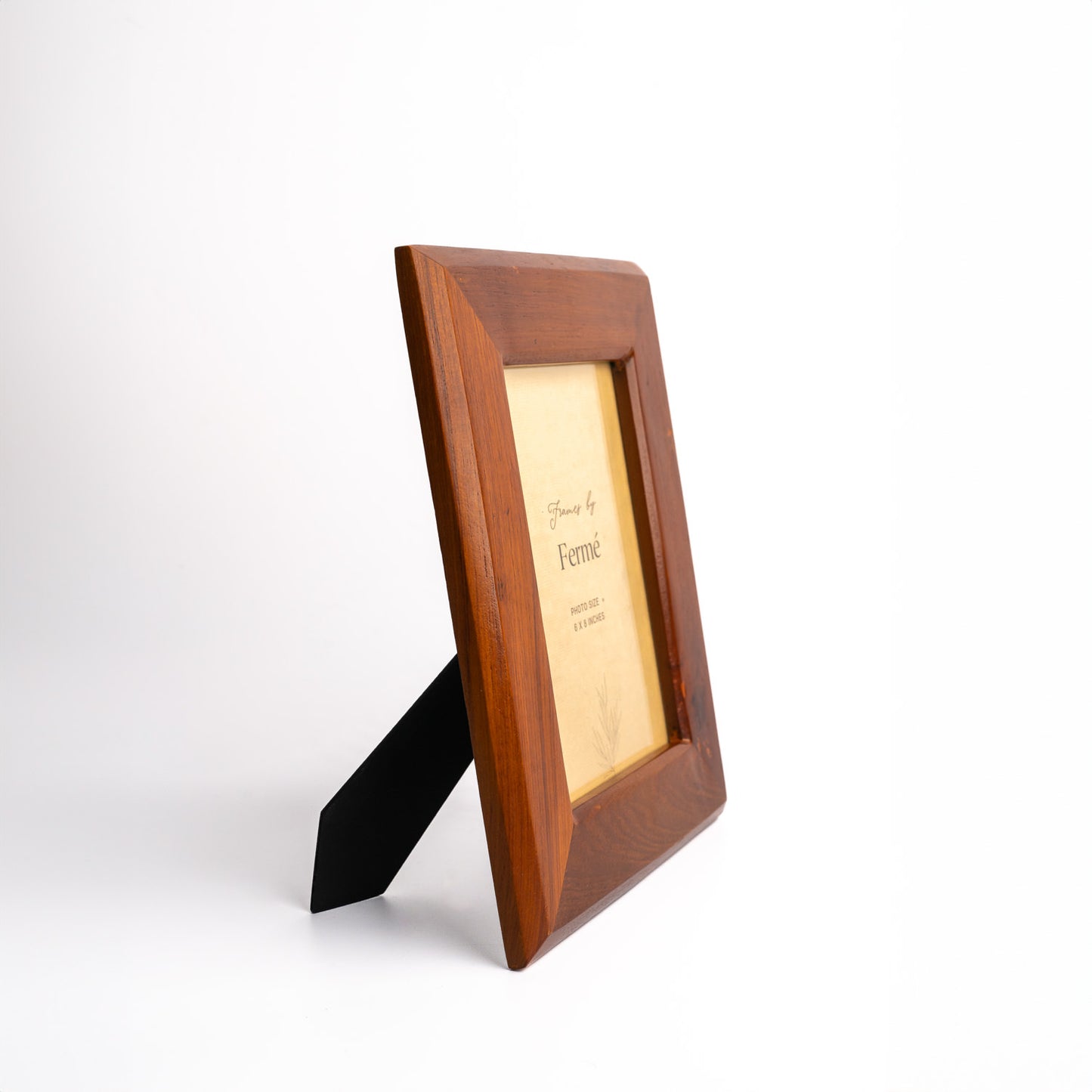 Ferme Upcycled Classic Natural Teak Wood Photo Frame FPF110 - 6x8 inches